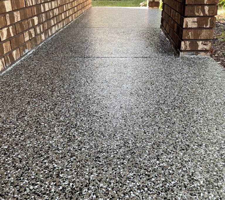 Durable Coatings Patio Floor Concrete